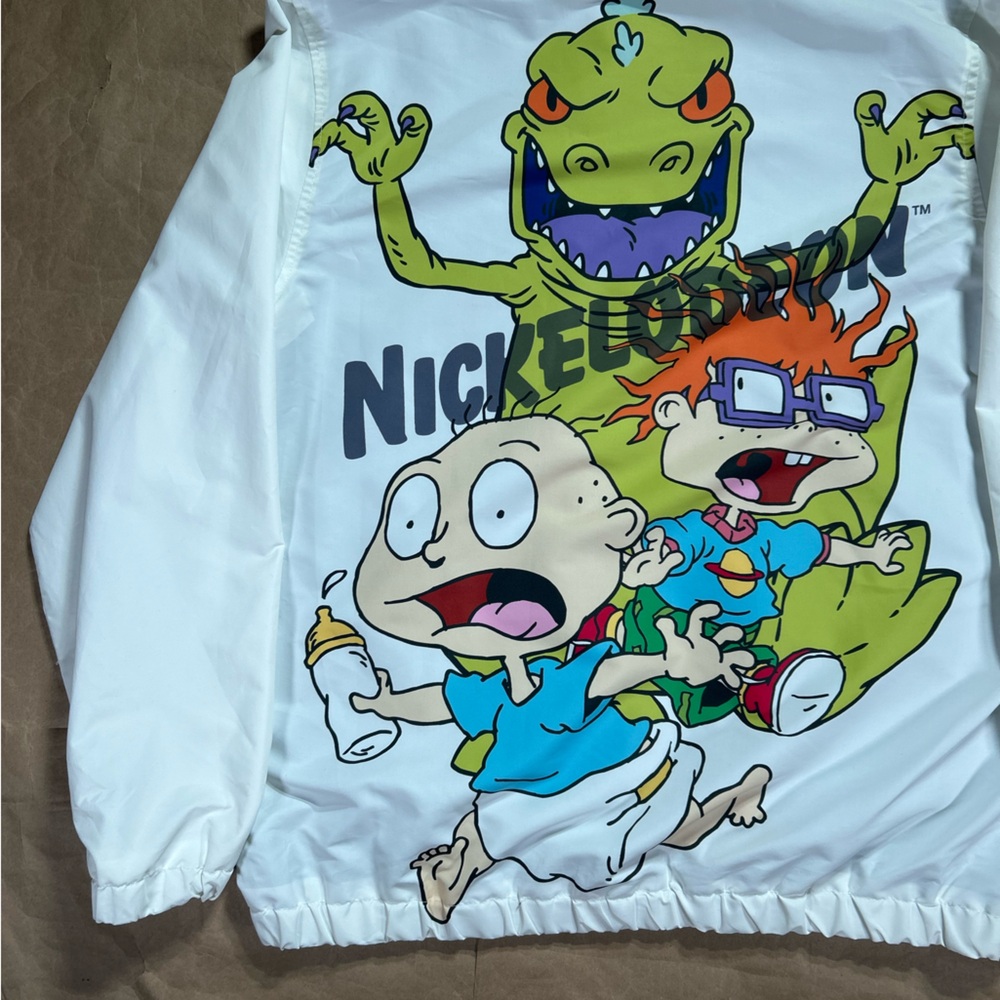 Members Only Jacket Nickelodeon Rug Rats Windbreaker Hoodie - Picture 7 of 7